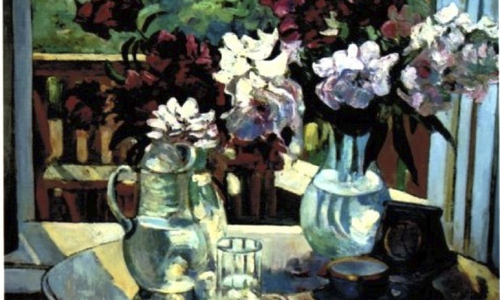 «Натюрморт с розами», 1947. Холст, масло