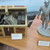 Берестяной короб с редкими книгами  и скульптура  Ломоносова (автор Владимир Гирич)
