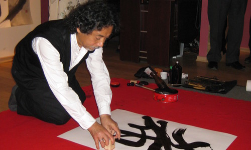 Японская каллиграфия и китайская живопись в дни АТФ в Красноярске